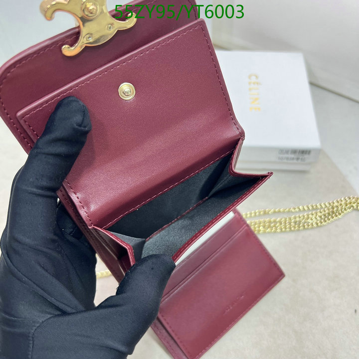 Celine Bag-(4A)-Wallet-,Code: YT6003,$: 55USD