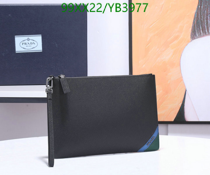 Prada Bag-(Mirror)-Clutch-,Code: YB3977,$: 99USD