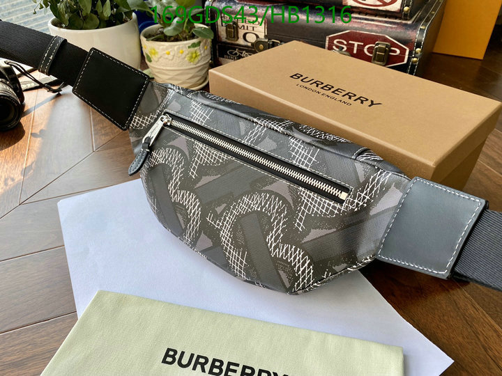 Burberry Bag-(Mirror)-Belt Bag-Chest Bag--,Code: HB1316,$: 169USD