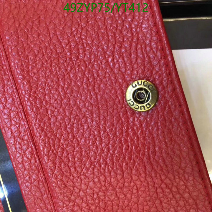 Gucci Bag-(4A)-Wallet-,Code: YT412,$: 49USD