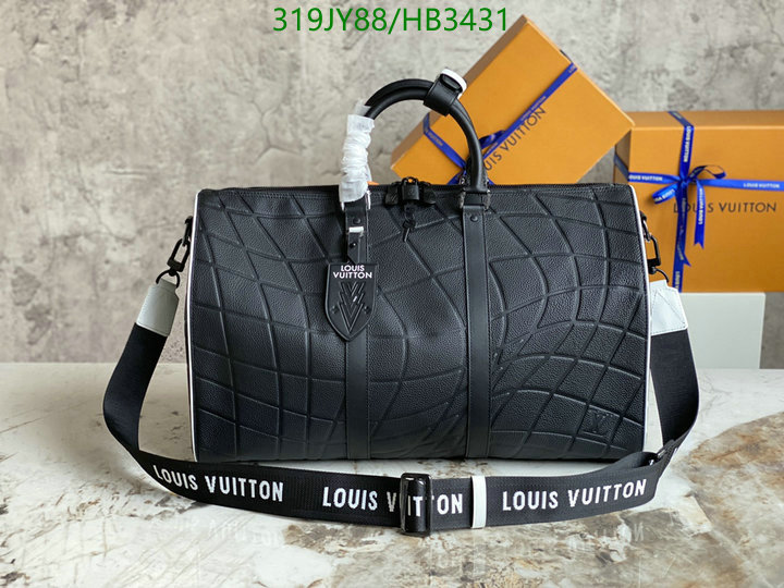 LV Bags-(Mirror)-Keepall BandouliRe 45-50-,Code: HB3431,$: 319USD