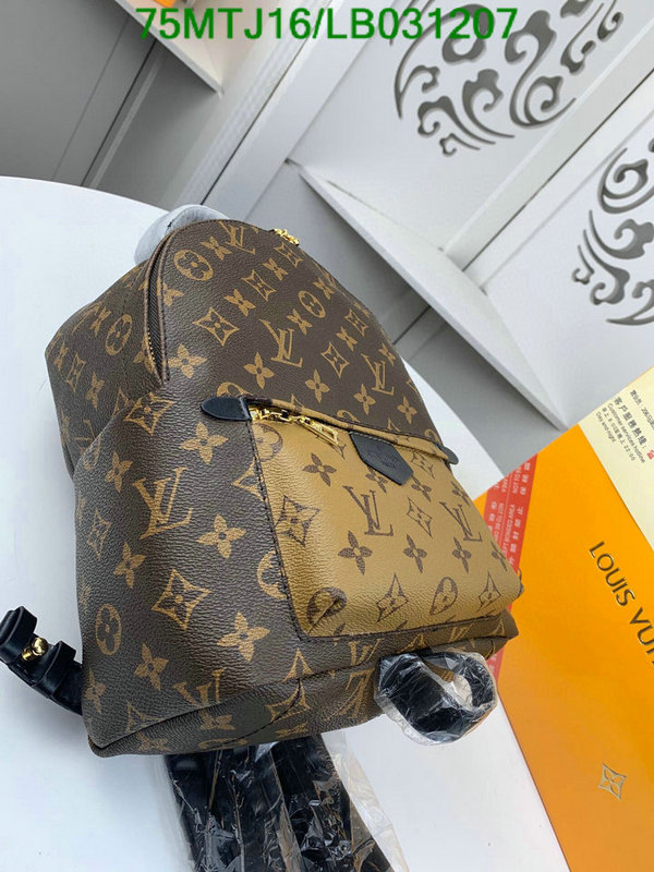 LV Bags-(4A)-Backpack-,Code: LB031207,$: 75USD