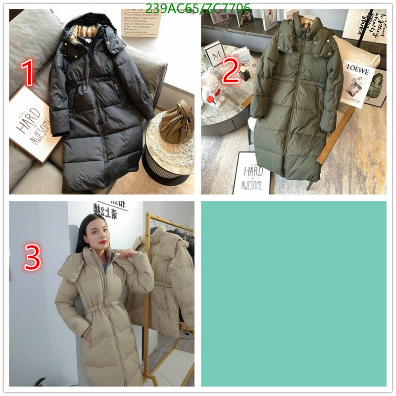 Down jacket Women-Burberry, Code: ZC7706,$: 239USD