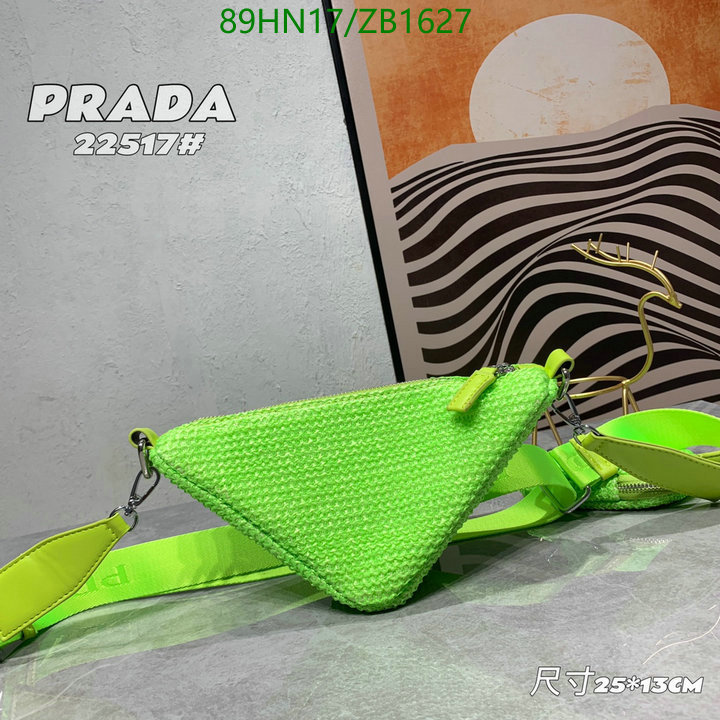 Prada Bag-(4A)-Triangle-,Code: ZB1627,$: 89USD