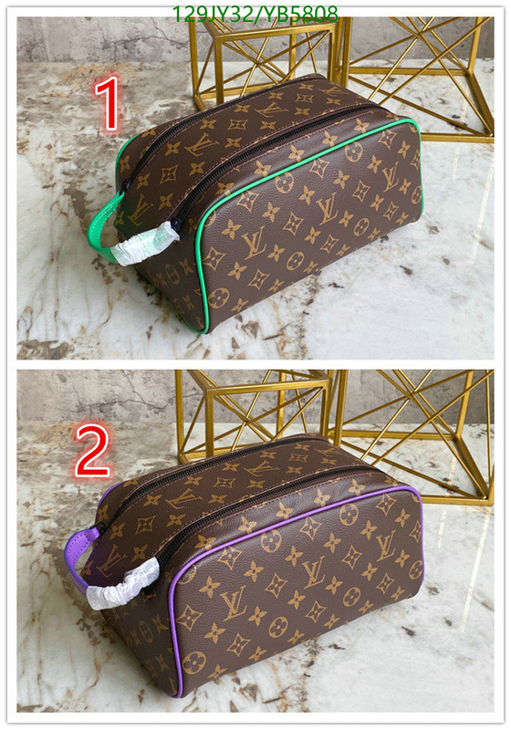 LV Bags-(Mirror)-Vanity Bag-,Code: YB5808,$: 129USD