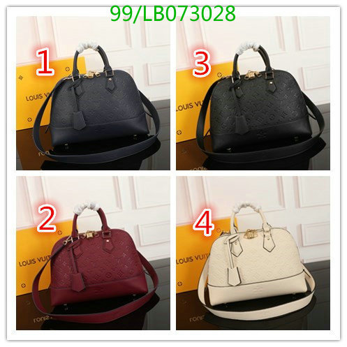 LV Bags-(4A)-Alma-,Code: LB073028,