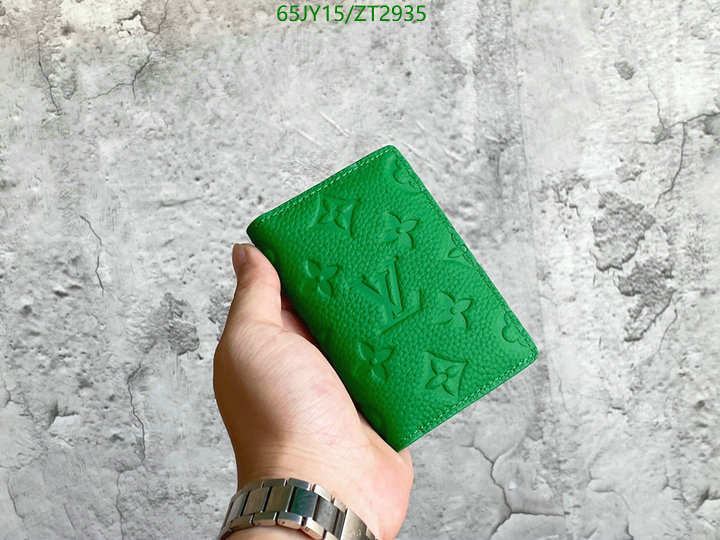 LV Bags-(Mirror)-Wallet-,Code: ZT2935,$: 65USD