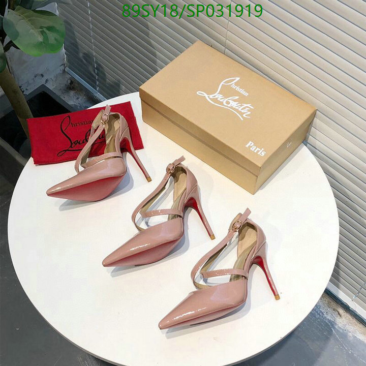 Women Shoes- Christian Louboutin,-Code: SP031919,$: 89USD