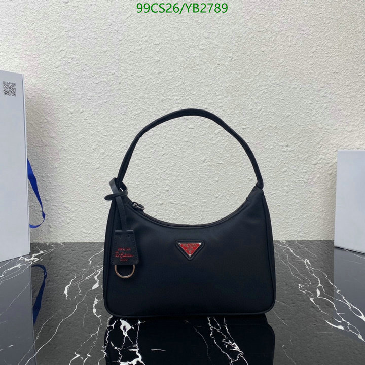 Prada Bag-(Mirror)-Re-Edition 2000,Code: YB2789,$: 99USD
