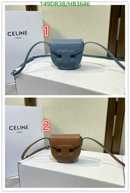 Celine Bag-(Mirror)-Diagonal-,Code: HB3646,$: 149USD