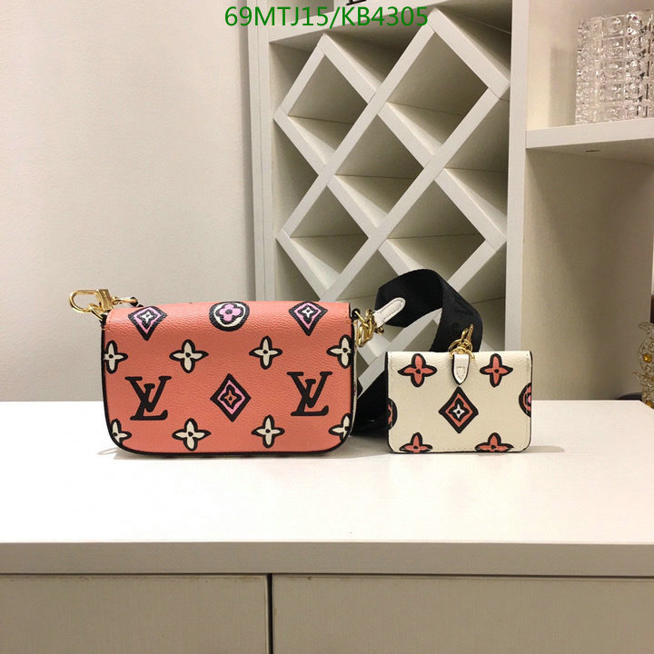 LV Bags-(4A)-New Wave Multi-Pochette-,Code: KB4305,$: 69USD