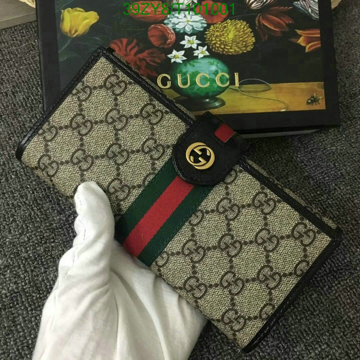 Gucci Bag-(4A)-Wallet-,Code: T101001,$:39USD