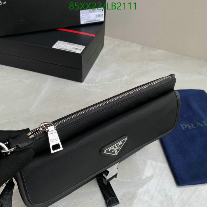 Prada Bag-(Mirror)-Diagonal-,Code: LB2111,$: 85USD