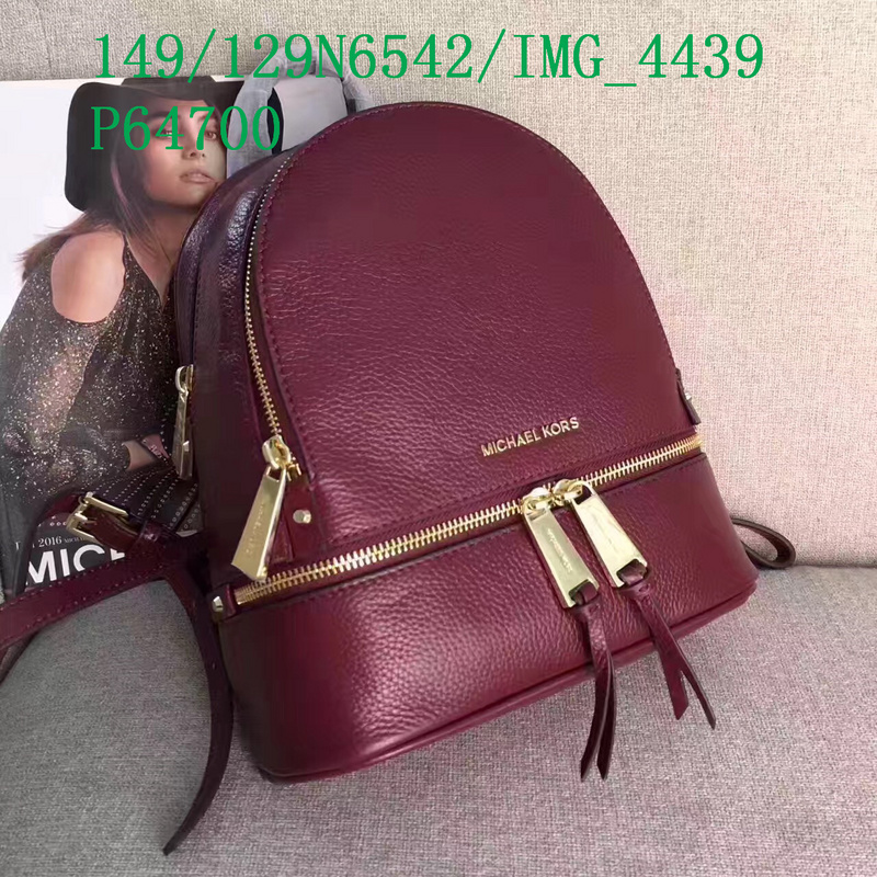 Michael Kors Bag-(Mirror)-Backpack-,Code: MSB122303,$: 149USD