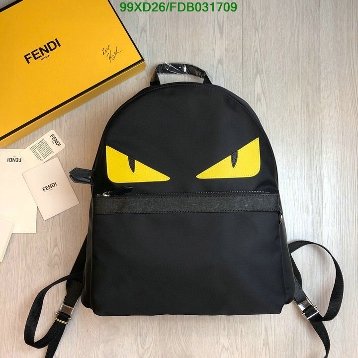 Fendi Bag-(4A)-Backpack-,Code: FDB031709,$:99USD