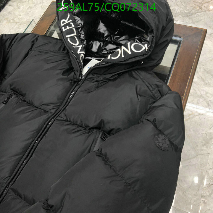 Down jacket Men-Moncler, Code: CQ072314,$: 259USD