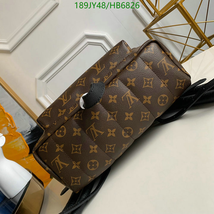 LV Bags-(Mirror)-Backpack-,Code: HB6826,$: 189USD