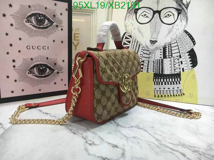 Gucci Bag-(4A)-Diagonal-,Code: XB2191,$: 95USD