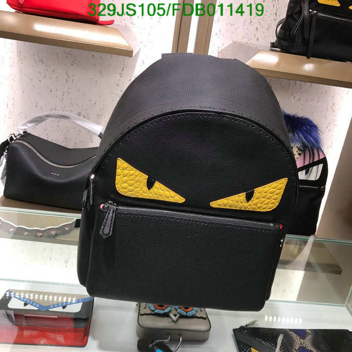 Fendi Bag-(Mirror)-Backpack-,Code: FDB011419,$: 329USD