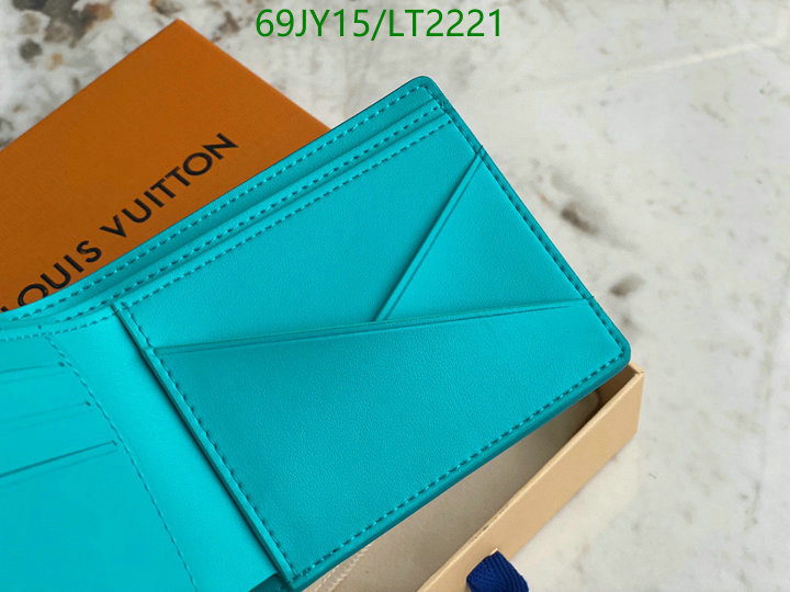 LV Bags-(Mirror)-Wallet-,Code: LT2221,$: 69USD