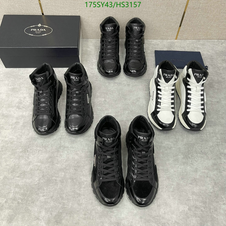 Men shoes-Prada, Code: HS3157,$: 175USD