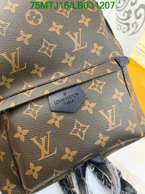 LV Bags-(4A)-Backpack-,Code: LB031207,$: 75USD