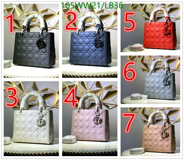 Dior Bags-(4A)-Lady-,Code: LB36,$: 105USD