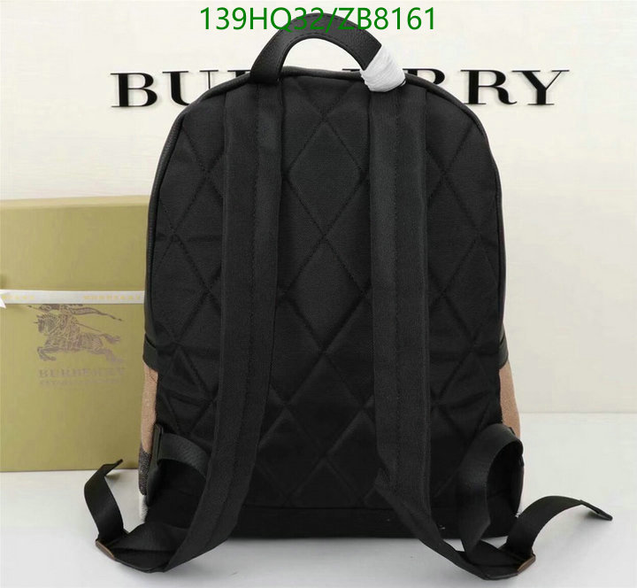 Burberry Bag-(4A)-Backpack-,Code: ZB8161,$: 139USD