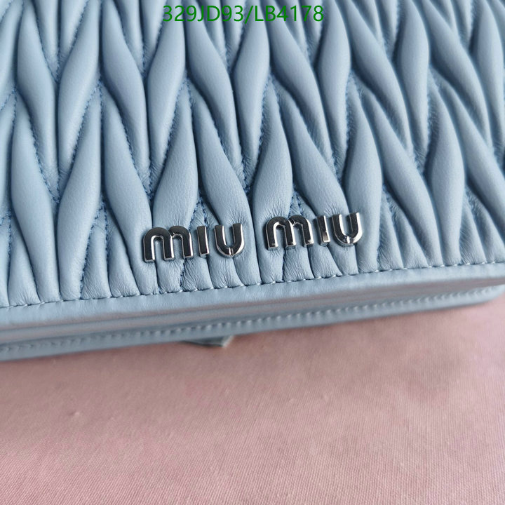 Miu Miu Bag-(Mirror)-Diagonal-,Code: LB4178,$: 329USD