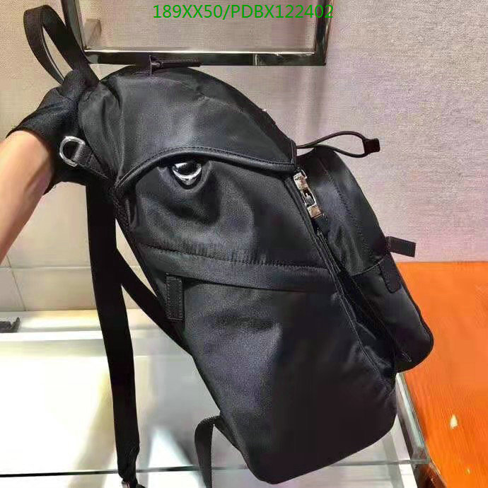 Prada Bag-(Mirror)-Backpack-,Code: PDBX102402,$: 189USD