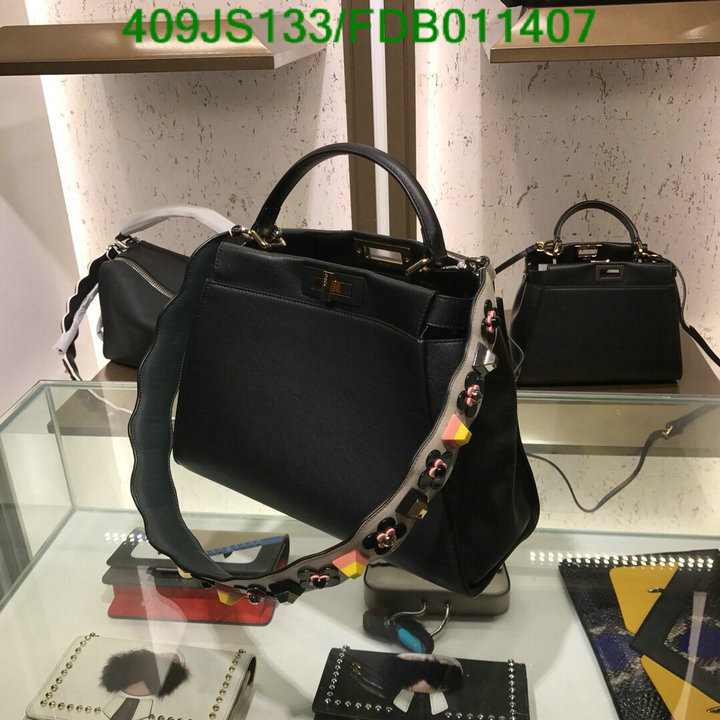 Fendi Bag-(Mirror)-Handbag-,Code: FDB011407,$: 409USD