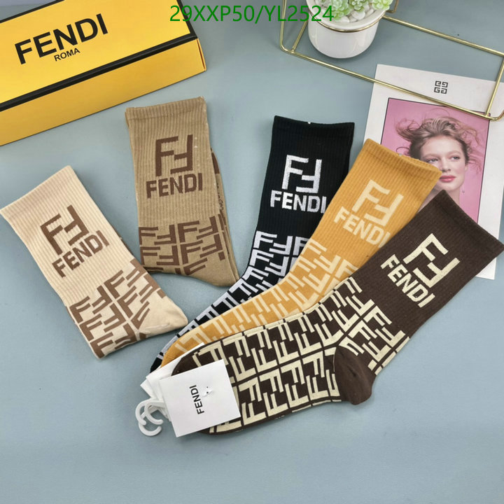 Sock-Fendi, Code: YL2524,$: 29USD