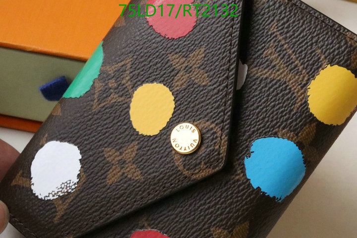 LV Bags-(Mirror)-Wallet-,Code: RT2132,$: 75USD