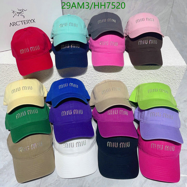 Cap -(Hat)-Miu Miu, Code: HH7520,$: 29USD