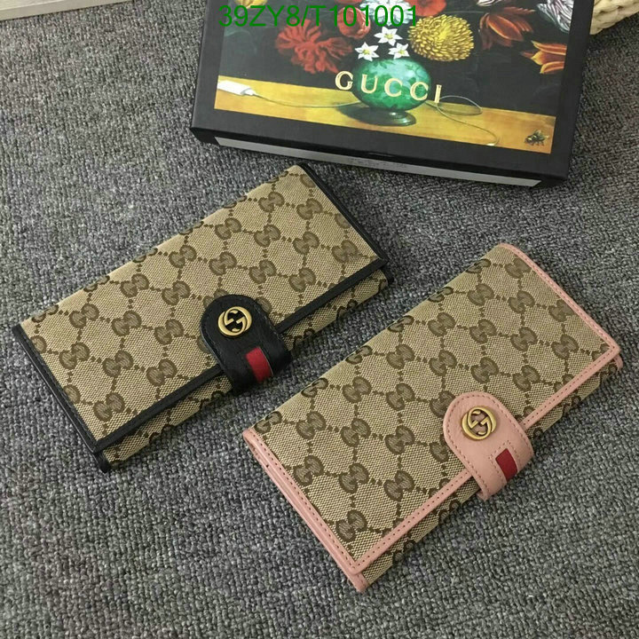 Gucci Bag-(4A)-Wallet-,Code: T101001,$:39USD