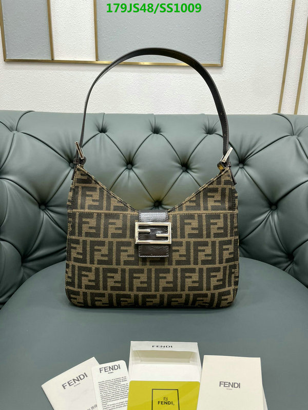 Fendi Bag-(Mirror)-Handbag-,Code: SS1009,