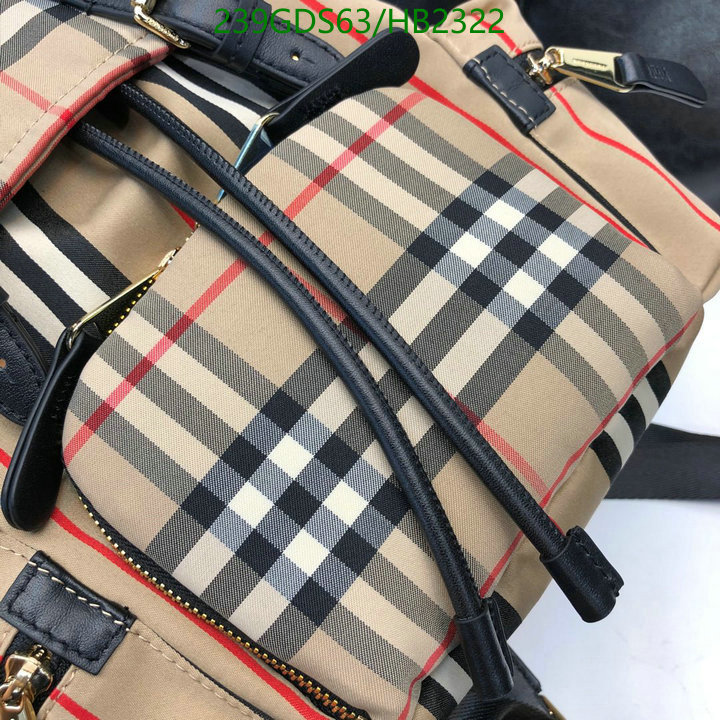 Burberry Bag-(Mirror)-Backpack-,Code: HB2322,