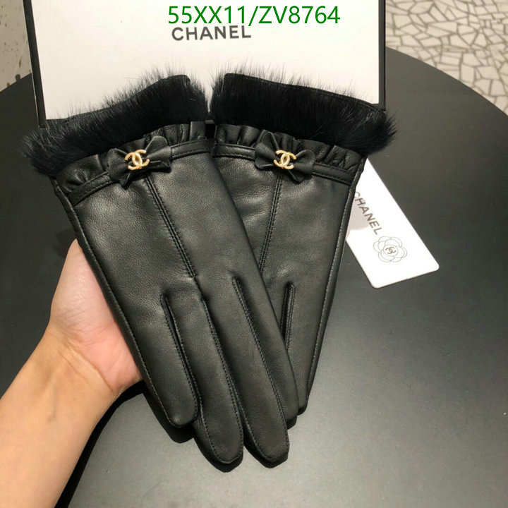 Gloves-Chanel, Code: ZV8764,$: 55USD