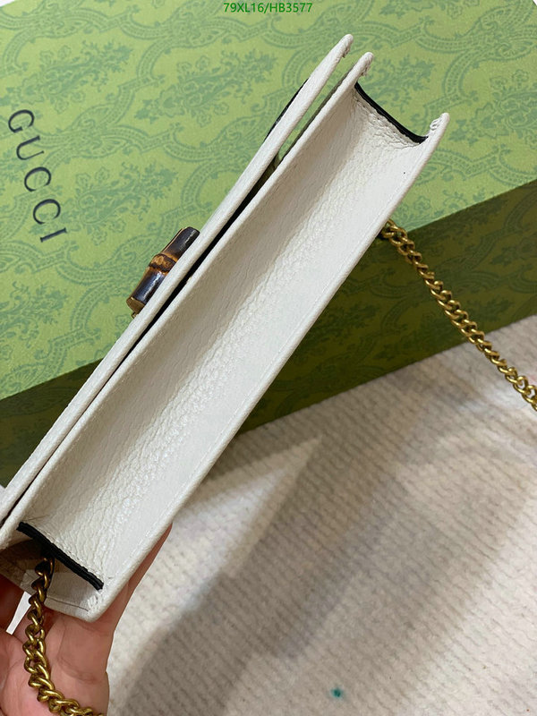 Gucci Bag-(4A)-Diagonal-,Code: HB3577,$: 79USD