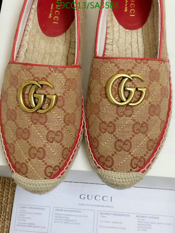 Women Shoes-Gucci, Code: SA3588,$: 79USD