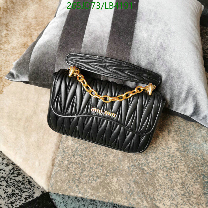 Miu Miu Bag-(Mirror)-Diagonal-,Code: LB4191,$: 265USD