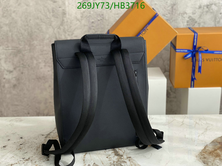 LV Bags-(Mirror)-Backpack-,Code: HB3716,$: 269USD