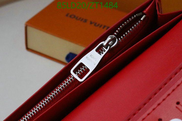 LV Bags-(Mirror)-Wallet-,Code: ZT1484,$: 85USD