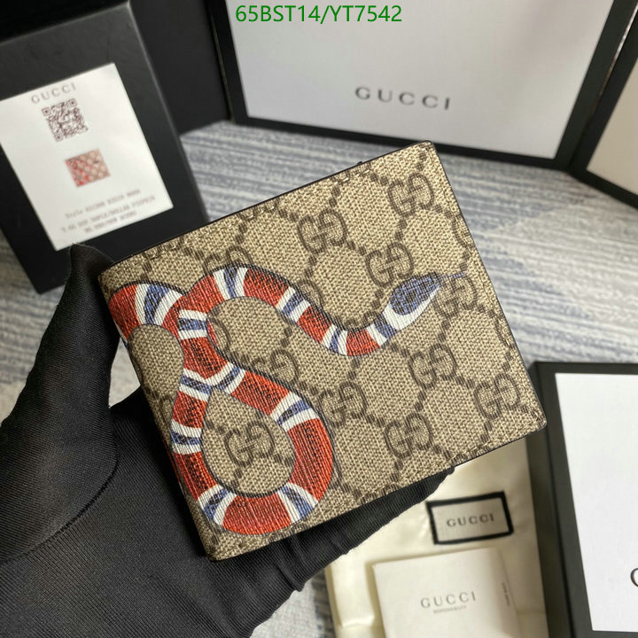 Gucci Bag-(Mirror)-Wallet-,Code: YT7542,$: 65USD