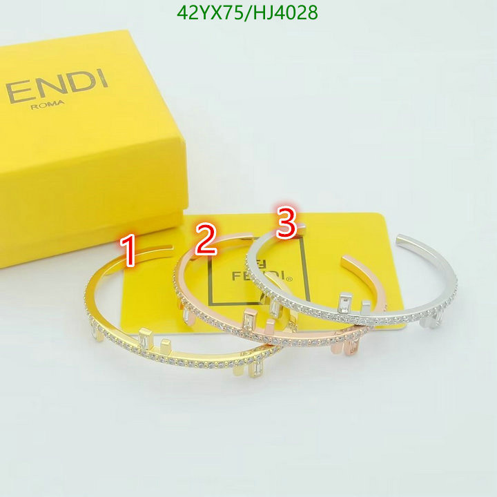 Jewelry-Fendi, Code: HJ4028,$: 42USD