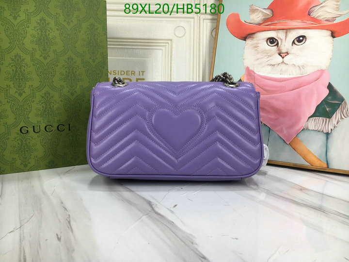 Gucci Bag-(4A)-Marmont,Code: HB5180,$: 89USD