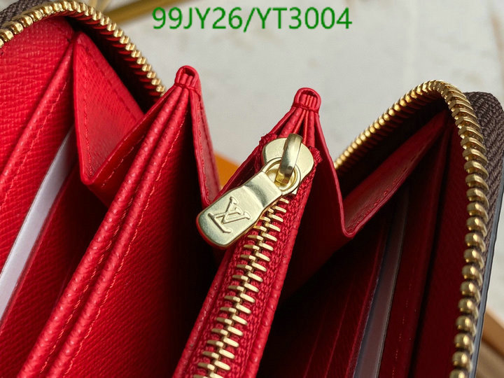 LV Bags-(Mirror)-Wallet-,Code: YT3004,$: 99USD