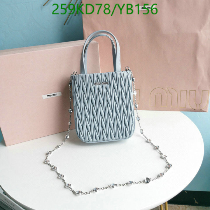 Miu Miu Bag-(Mirror)-Diagonal-,Code: YB156,$: 259USD