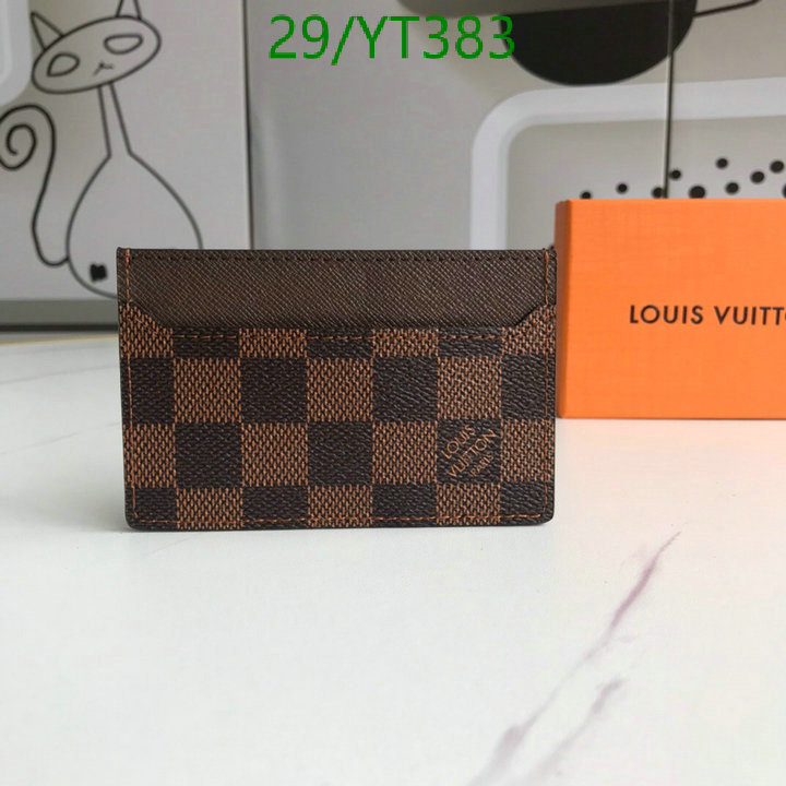 LV Bags-(4A)-Wallet-,Code: YT383,$: 29USD