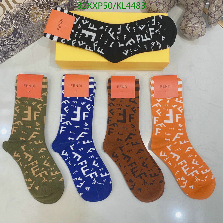 Sock-Fendi, Code: KL4483,$: 32USD